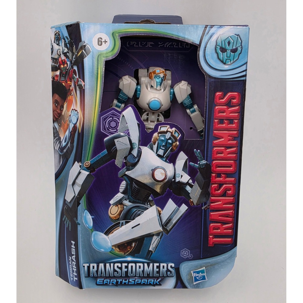 Transformers EarthSpark Deluxe Class 5" Terran Thrash Action Figure F8669 Hasbro